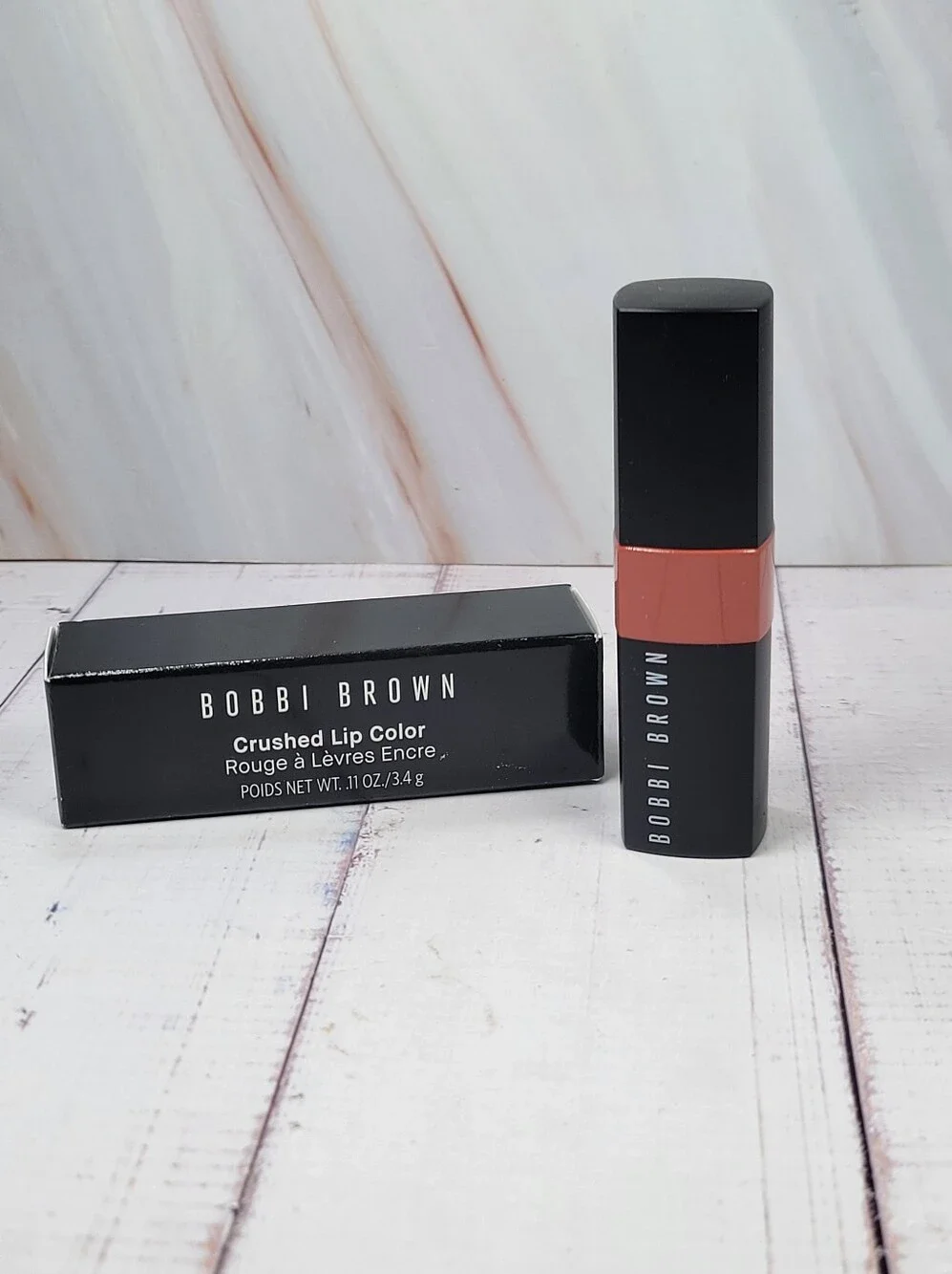 Bobbi Brown Crushed Lip Color Moisturizing Lipstick in Blondie Pink BNIB
